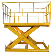 CE 1000kg 2000kg 5000kg assembly line hydraulic fixed cargo lift scissor material lift platform for warehouse